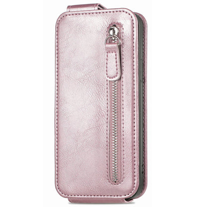 For Nothing phone (1) 5G PU Leather Zipper Vertical Flip Wallet Case Magnetic Closure Stand Protective Cover