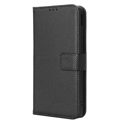 Shockproof Phone Wallet Case For ZTE nubia Z40S Pro 5G Diamond Texture PU Leather Cell Phone Cover with Strap