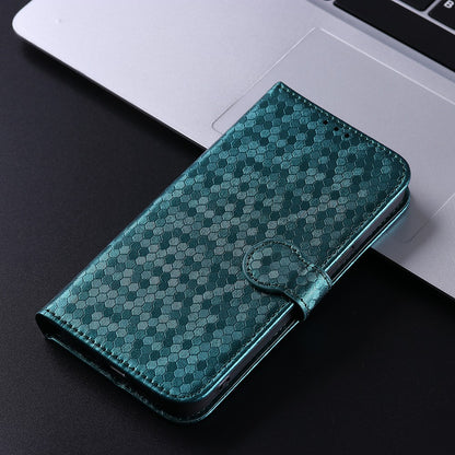 Dot Pattern Imprinted Case for Asus ROG Phone 5, PU Leather Stand Wallet Well-protected Phone Cover