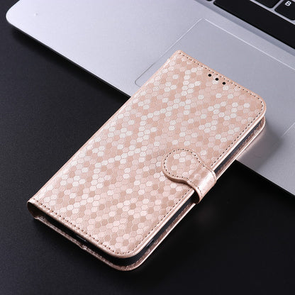 Dot Pattern Imprinted Case for Asus ROG Phone 5, PU Leather Stand Wallet Well-protected Phone Cover