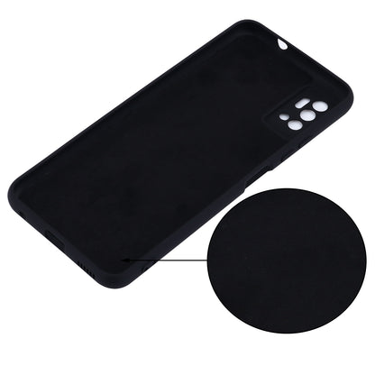 Liquid Silicone Phone Case for ZTE Blade A71, Collision Resistant Thickening Design Soft Microfiber Lining Cushion Protective Cover