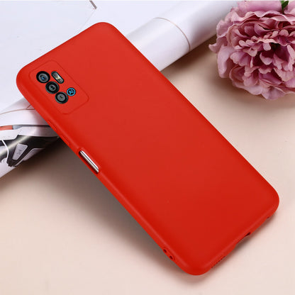 Liquid Silicone Phone Case for ZTE Blade A71, Collision Resistant Thickening Design Soft Microfiber Lining Cushion Protective Cover