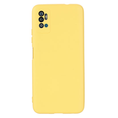 Liquid Silicone Phone Case for ZTE Blade A71, Collision Resistant Thickening Design Soft Microfiber Lining Cushion Protective Cover