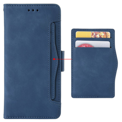 Multiple Card Slots Phone Case For ZTE nubia Red Magic 7S Pro 5G, Anti-scratch PU Leather Flip Wallet Case with Dual Magnetic Clasp Phone Cover