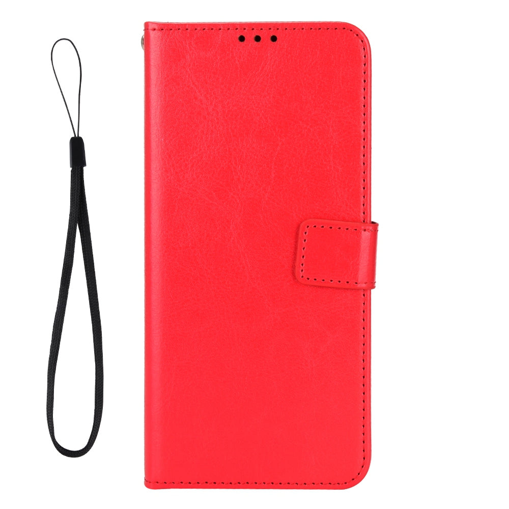 Crazy Horse Texture Phone Case for ZTE nubia Red Magic 7S Pro 5G, Anti-wear PU Leather Phone Flip Wallet Stand Protective Cover