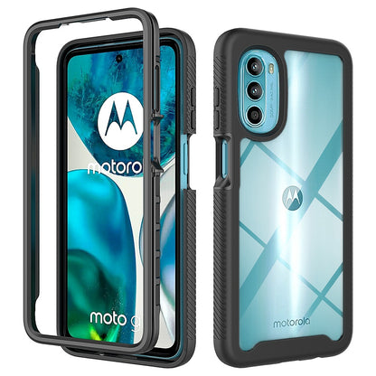 For Motorola Moto G52 4G / G82 5G Acrylic + PC + TPU Phone Case Drop-proof Transparent Protective Cover