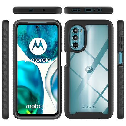 For Motorola Moto G52 4G / G82 5G Acrylic + PC + TPU Phone Case Drop-proof Transparent Protective Cover