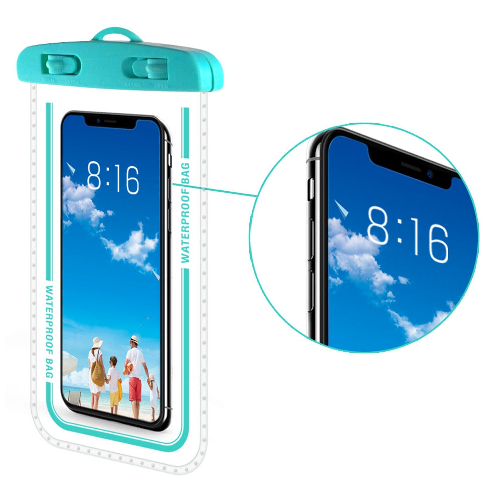 PVC Waterproof Bag with Lanyard for Under 7.2-inches Cell Phone Dry Bag for Pools, Beaches, Fishing