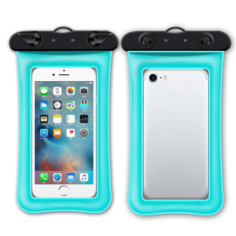 Floating Airbag Waterproof Bag for Under 7.2-inches Cell Phone Beach Pool Phone Dry Bag with Lanyard