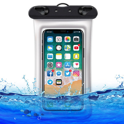 Floating Airbag Waterproof Bag for Under 7.2-inches Cell Phone Beach Pool Phone Dry Bag with Lanyard