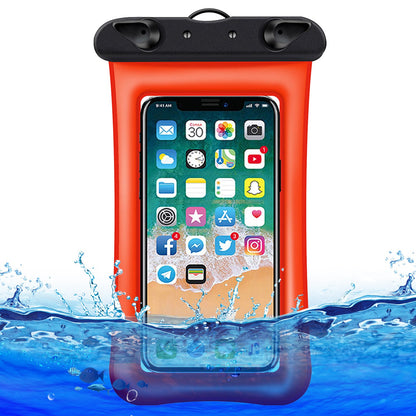 Floating Airbag Waterproof Bag for Under 7.2-inches Cell Phone Beach Pool Phone Dry Bag with Lanyard