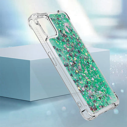 YB Quicksand Series-1 for Nothing phone (1) 5G TPU Back Cover Anti-collision Phone Case with Liquid Floating Glitter Sequins Phone Shell