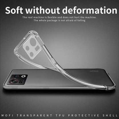 MOFI For ZTE nubia Z40S Pro 5G Drop-proof Flexible TPU Case Well-protected Phone Clear Cover