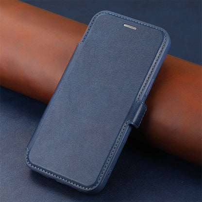 For iPhone 14 Pro Slide Camera Protection Folio Flip Phone Case PU Leather Stand Card Holder Cover