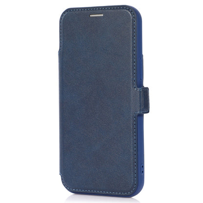 For iPhone 14 Pro Slide Camera Protection Folio Flip Phone Case PU Leather Stand Card Holder Cover