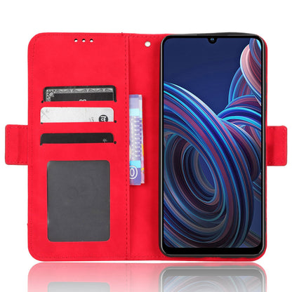 For ZTE Blade A72 5G PU Leather Phone Stand Case Multiple Card Slots Magnetic Clasp Wallet Phone Cover