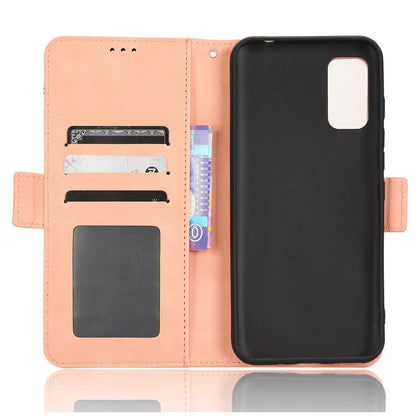 For Wiko Power U10 / Power U20 PU Leather Folio Wallet Cover Magnetic Closure Multiple Card Slots Stand Flip Cover