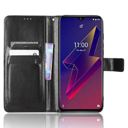 For Wiko Power U10 / Power U20 Crazy Horse Texture PU Leather Phone Case Magnetic Closure Stand Flip Wallet Cover