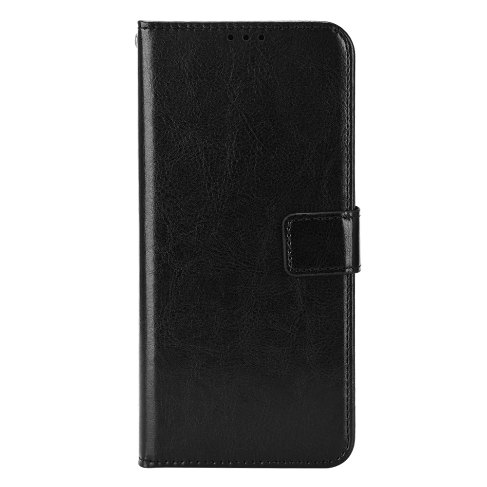 For Wiko Power U10 / Power U20 Crazy Horse Texture PU Leather Phone Case Magnetic Closure Stand Flip Wallet Cover