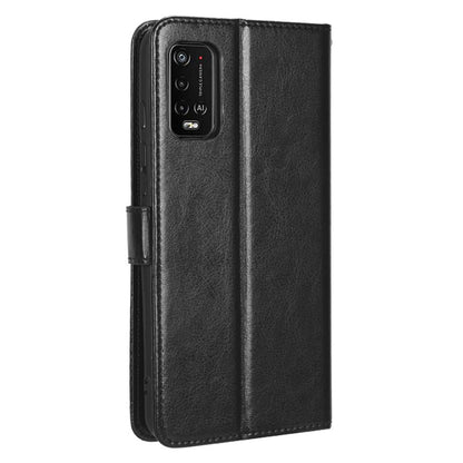 For Wiko Power U10 / Power U20 Crazy Horse Texture PU Leather Phone Case Magnetic Closure Stand Flip Wallet Cover