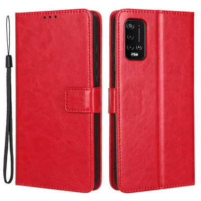 For Wiko Power U10 / Power U20 Crazy Horse Texture PU Leather Phone Case Magnetic Closure Stand Flip Wallet Cover