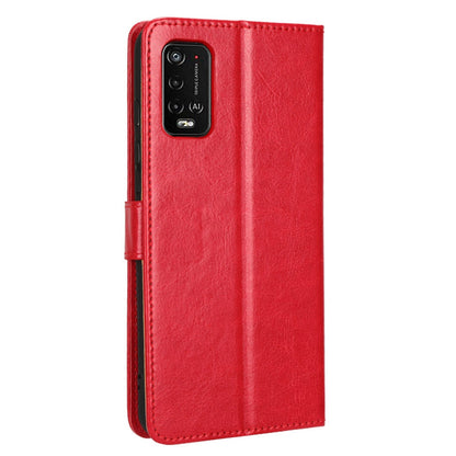 For Wiko Power U10 / Power U20 Crazy Horse Texture PU Leather Phone Case Magnetic Closure Stand Flip Wallet Cover