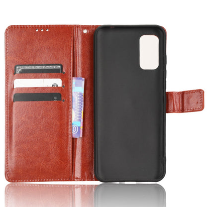 For Wiko Power U10 / Power U20 Crazy Horse Texture PU Leather Phone Case Magnetic Closure Stand Flip Wallet Cover