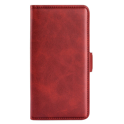 For ZTE Blade A72 5G Textured PU Leather Case Dual Magnetic Stand Wallet Shockproof Phone Cover