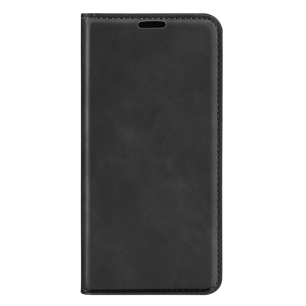 For ZTE Blade A72 5G Skin-touch Feeling Stand Wallet Protective Case PU Leather Magnetic Auto Closing Phone Cover