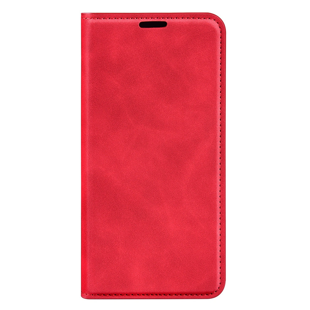 For ZTE Blade A72 5G Skin-touch Feeling Stand Wallet Protective Case PU Leather Magnetic Auto Closing Phone Cover