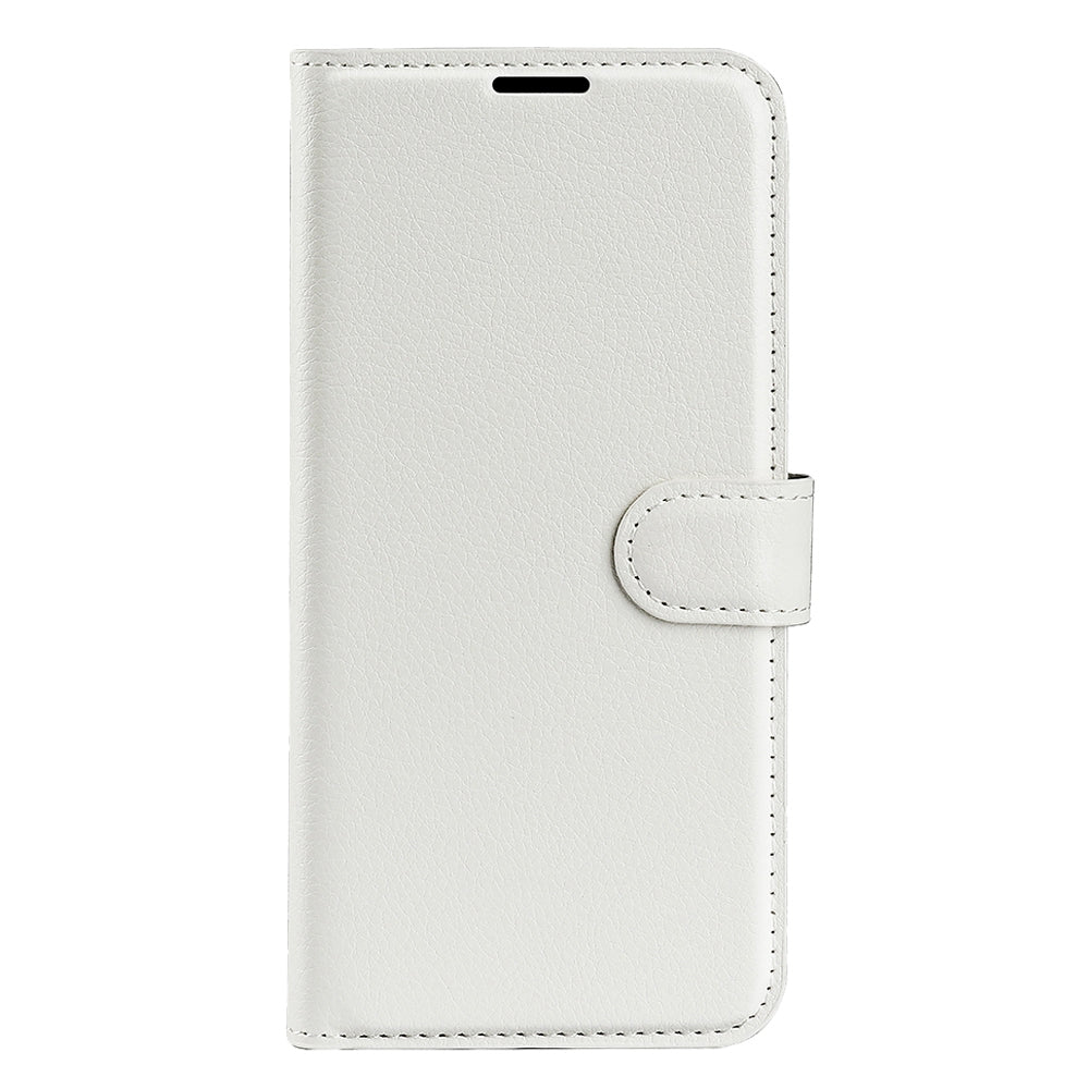 For ZTE Blade A72 5G Anti-drop Folio Flip Phone Case Litchi Texture PU Leather Wallet Stand Scratch-resistant Protective Cover