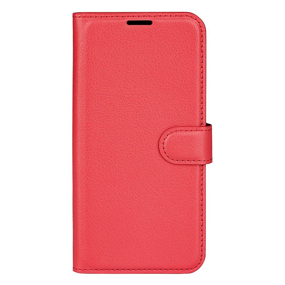 For ZTE Blade A72 5G Anti-drop Folio Flip Phone Case Litchi Texture PU Leather Wallet Stand Scratch-resistant Protective Cover