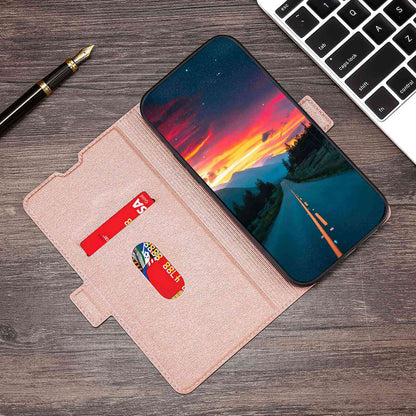 For ZTE Blade A72 5G Card Slots PU Leather Case Flip Folio Stand Magnetic Clasp Protective Phone Cover