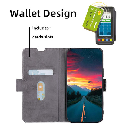 For ZTE Blade A72 5G Card Slots PU Leather Case Flip Folio Stand Magnetic Clasp Protective Phone Cover