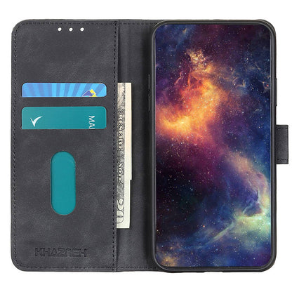 KHAZNEH For ZTE Blade A72 5G Stand Feature Wallet Phone Case Vintage PU Leather Magnetic Protective Flip Cover