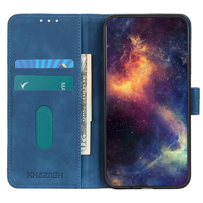 KHAZNEH For ZTE Blade A72 5G Stand Feature Wallet Phone Case Vintage PU Leather Magnetic Protective Flip Cover