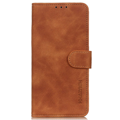 KHAZNEH For ZTE Blade A72 5G Stand Feature Wallet Phone Case Vintage PU Leather Magnetic Protective Flip Cover