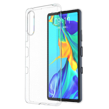 For Sony Xperia 10 III Lite / 10 III 5G Anti-scratch TPU Crystal Clear Phone Back Shell Drop Protection Anti-slip Phone Case