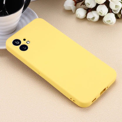 For Nothing phone (1) 5G Shockproof Silicone Mobile Phone Case Anti-scratch Cell Phone Cover with Strap