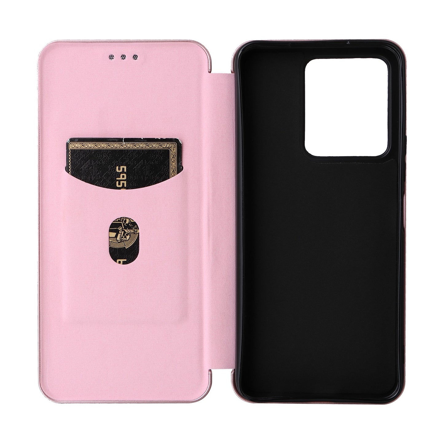 For vivo Y22s 4G / Y35 4G (2022) Magnetic Auto-absorbed Carbon Fiber Texture PU Leather Phone Case Card Slot Design Drop-proof Stand Cover