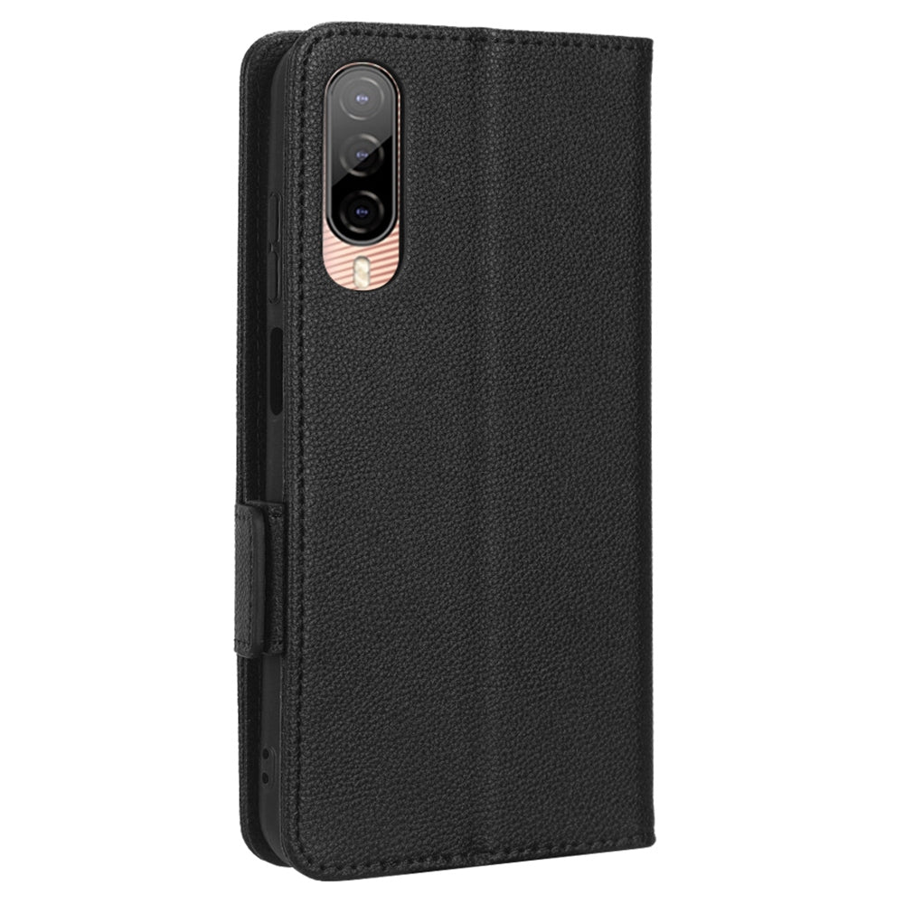 Cell Phone Case For HTC Desire 22 Pro 5G, Litchi Texture Stand Wallet Phone Cover PU Leather Dual Magnetic Clasp Shell