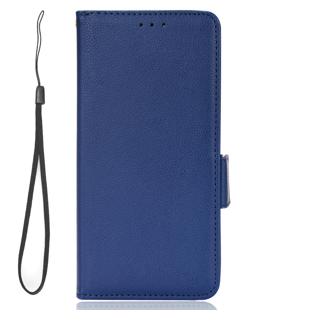 Cell Phone Case For HTC Desire 22 Pro 5G, Litchi Texture Stand Wallet Phone Cover PU Leather Dual Magnetic Clasp Shell