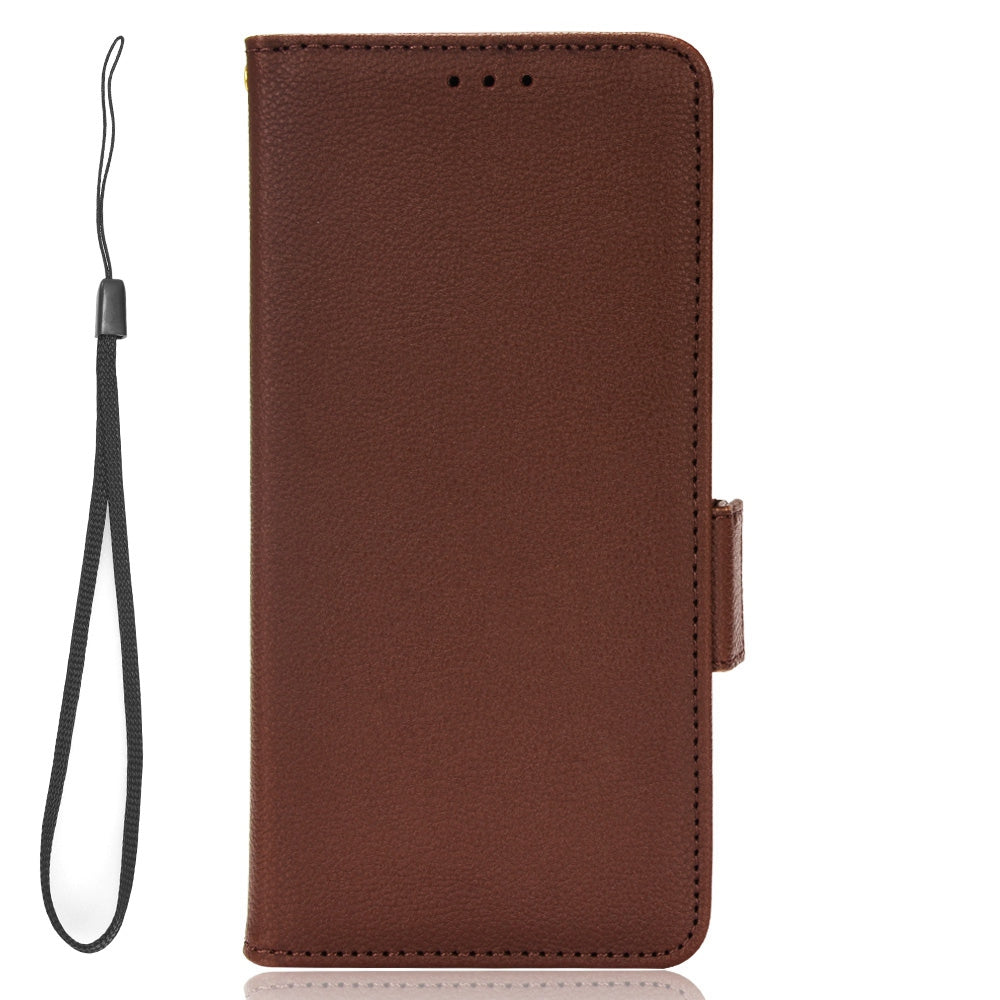 Cell Phone Case For HTC Desire 22 Pro 5G, Litchi Texture Stand Wallet Phone Cover PU Leather Dual Magnetic Clasp Shell