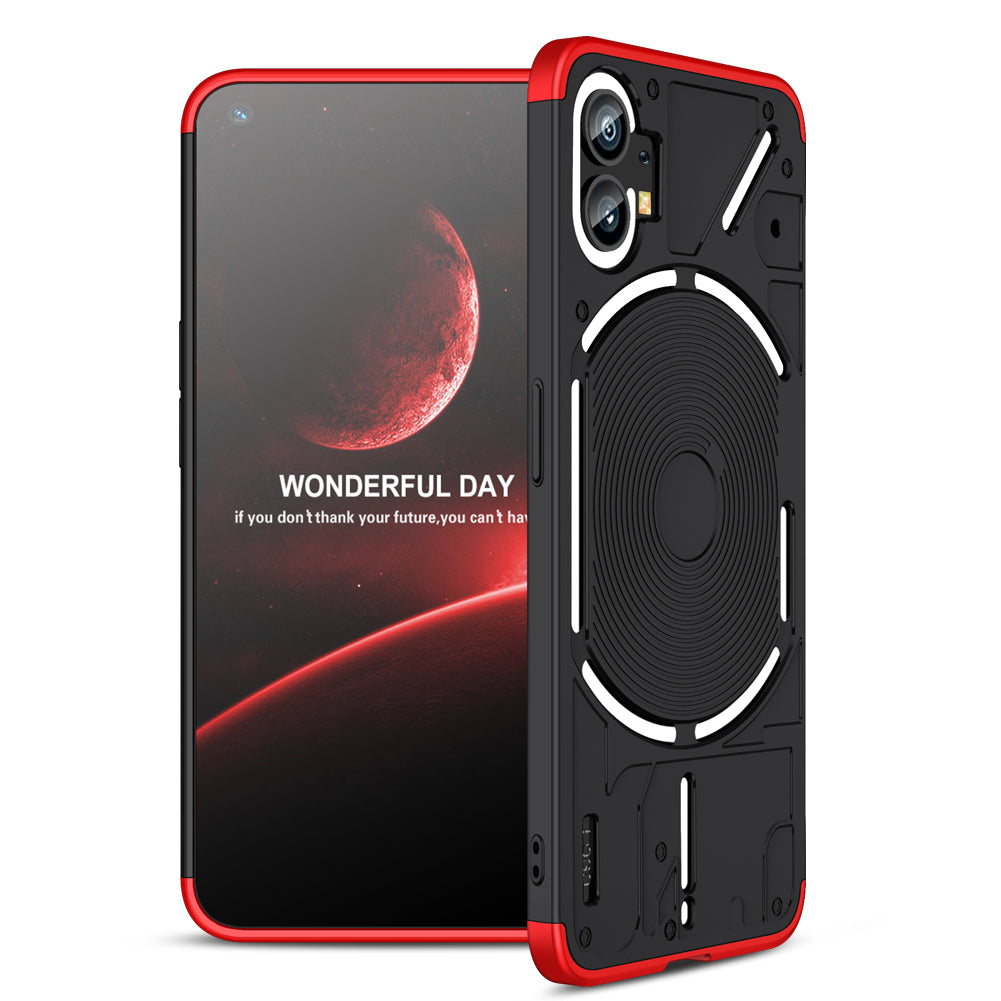 For Nothing phone (1) 5G Hard PC Slim Phone Cover 3-Piece Matte Surface Drop-proof Back Cover