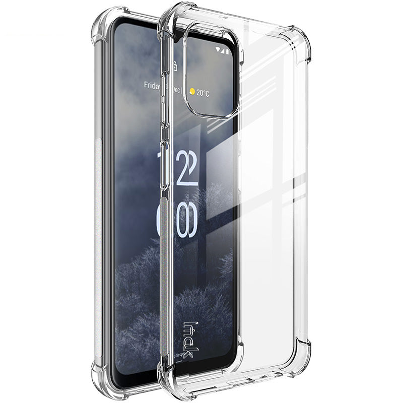 IMAK For Nokia G60 5G Soft TPU Protective Phone Cover Four Corner Airbag Transparent Drop-proof Case