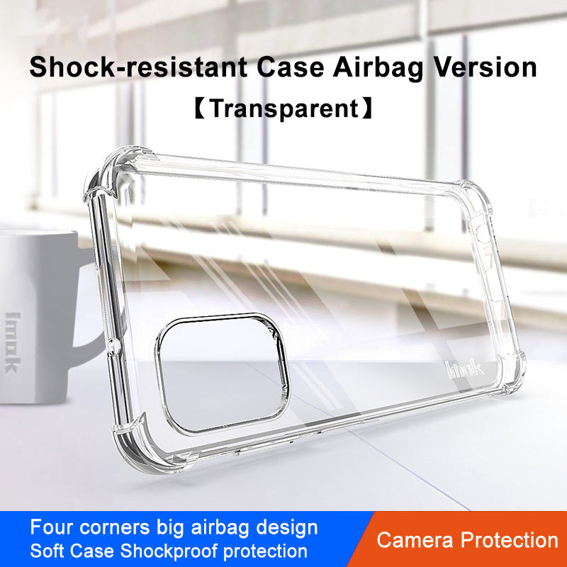 IMAK For Nokia G60 5G Soft TPU Protective Phone Cover Four Corner Airbag Transparent Drop-proof Case