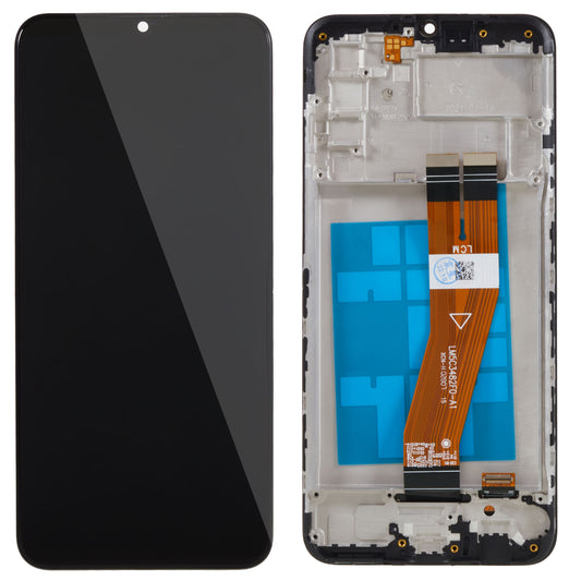 For Samsung Galaxy A02s (164.2x75.9x9.1mm) A025 Grade B LCD Screen and Digitizer Assembly + Frame Replacement Part (without Logo)