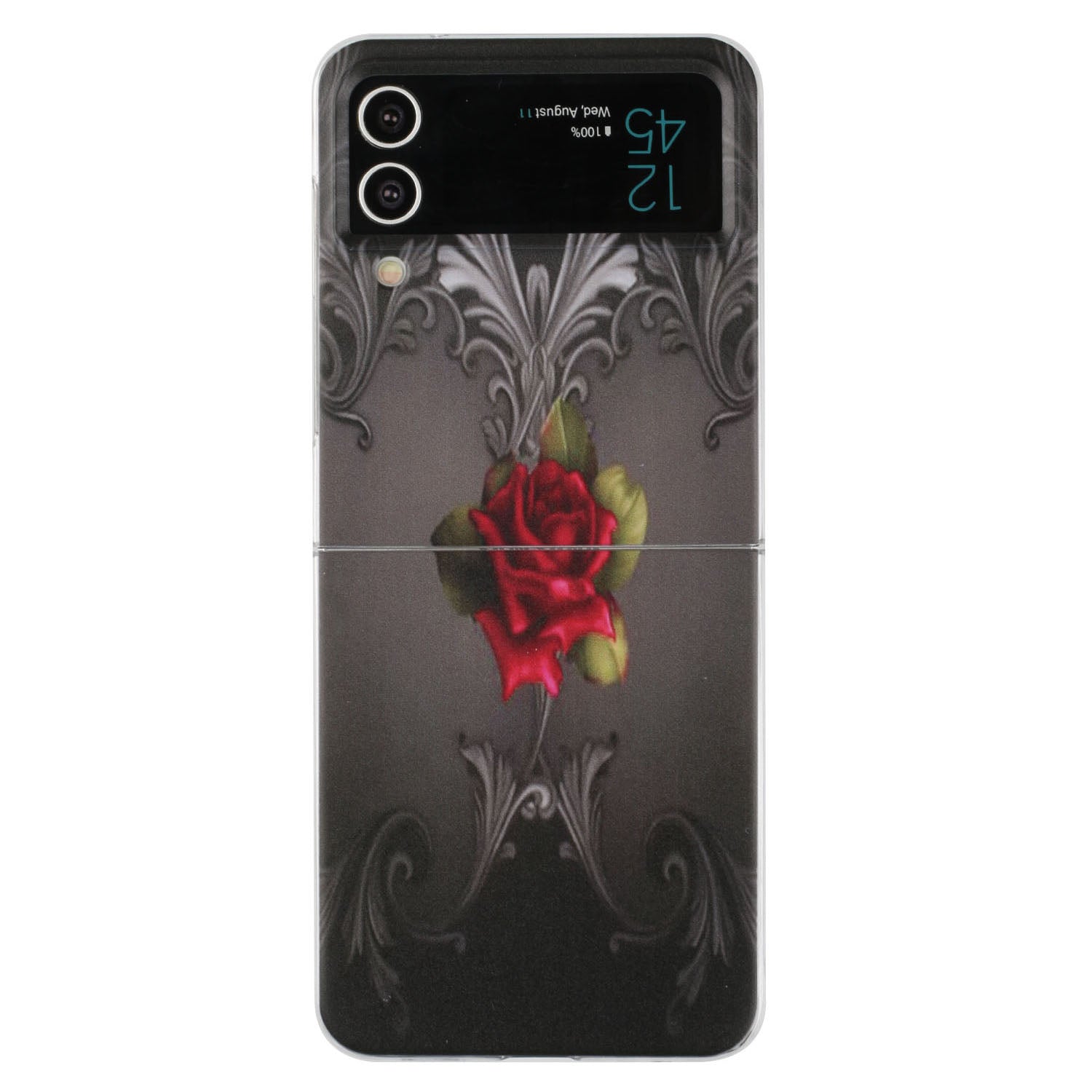 For Samsung Galaxy Z Flip3 5G Pattern Printing Back Cover Slim Fit Hard PC Impact Folding Phone Case