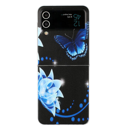 For Samsung Galaxy Z Flip3 5G Pattern Printing Back Cover Slim Fit Hard PC Impact Folding Phone Case