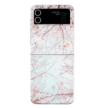 For Samsung Galaxy Z Flip3 5G Pattern Printing Back Cover Slim Fit Hard PC Impact Folding Phone Case